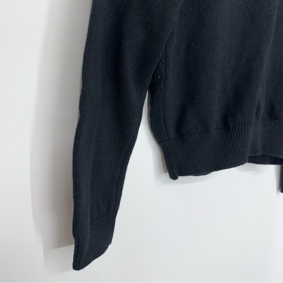 Vintage Liz Claiborne Collection Lambswool Blend Wimsy Iridescent Beaded Sweater - Picture 9 of 16